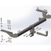 Фаркоп съемный на HONDA JAZZ 1 2002-2007